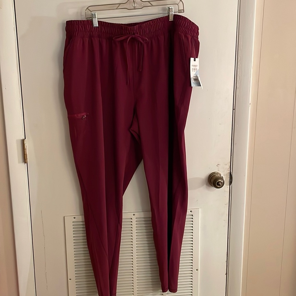 Scrub pants -wine